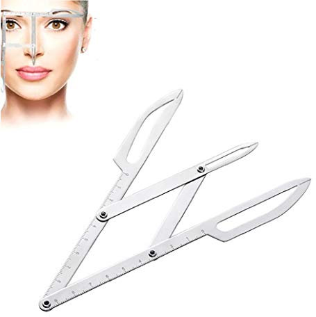 1pc Edelstahl Augenbraue Werkzeug Permaleent Tätowierung Augenbrauen-lineal Tragbarer Messen Microblading Braue Symmetrical Werkzeug Schönheit Zubehör Messen