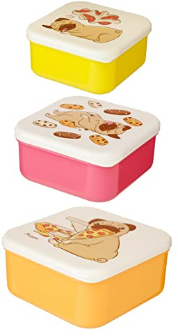 Puckator LBOX44 Lunch Box, Plastic, 727 Cubic_Centimeters, Multi