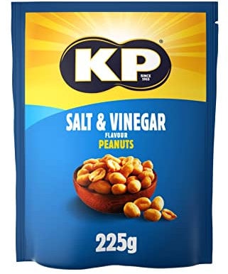 KP Salt & Vinegar Peanuts 225g, Case of 8