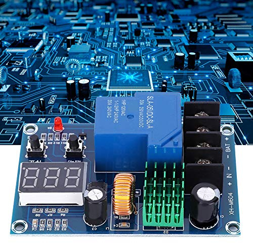 XH-M604 Ladegerät-Schutzplatine DC 6-60V Batterielade-Steuermodul mit Digitalanzeige für Solarenergie für Heimladegeräte