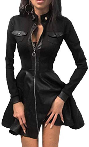 Onsoyours Damen Kurzarm Abendkleider Glitzer Cocktailkleid Partykleider Rundhals Rückenfreies Festliches Kleid Mit Pailletten Kleider Damen Elegante Glänzend Etuikleid Kurz Minikleid B Schwarz 2XL