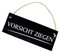 Schild Schiefertafel mit Gravur - Vorsicht Ziegen - Stallschild Warnschild 22x8cm