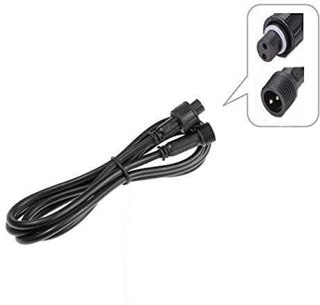 CISALN Extension Cable for LED Decking Lights (2pin for Warm White decking Light, 1 Meter)