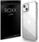 Roxx Antigelb Clear Case Hardcase Hülle | Kompatibel mit iPhone 13 6,1 Zoll | 9H Kratzfeste Glasrückseite