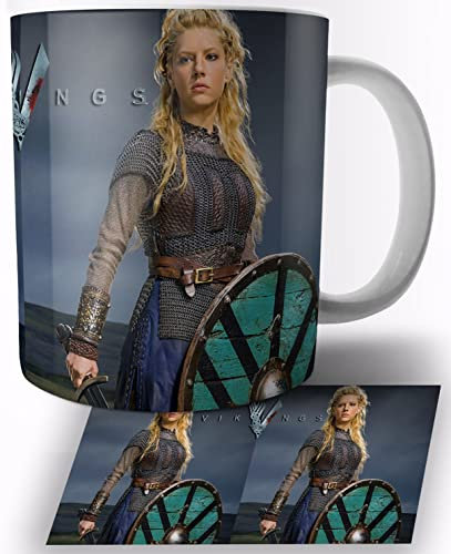 Vikings Lagertha Katheryn Winnick Keramik Becher 325ml Tasse Mug