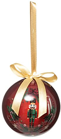 FEERIC LIGHTS & CHRISTMAS - Weihnachtskugel bedrucktes Papier 75 mm