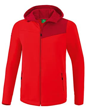 Erima Unisex Kinder Performance Softshell Jacke (2062216), rot/ruby, 164