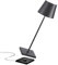 [Amazon Exclusive] Zafferano Poldina Pro Kabellose LED-Tischlampe Wiederaufladbar Touch-Dimmer - IP65 Innen/Außeneinsatz, Aluminium H38cm mit Mehrfach-USB-Ladegerät (EU/UK/US), Dunkelgrau