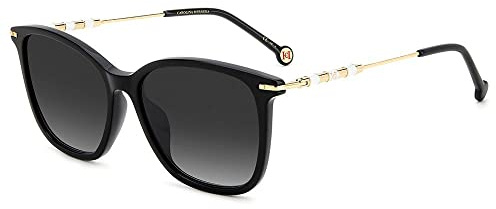 Carolina Herrera Her 0100/G/S Brille, Black, 56 für Damen, schwarz, 54