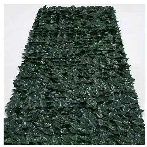 Künstliche Efeu Hecke Sichtschutz Garten Garten Dekorativer Balkon Grünpflanzen Zaun Teleskop- und verlängerter Bambuszaun HXJDP221231(Size:200x600cm)