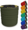 EDCX 4 mm Nylon Paracord 550 30 m (100 pies) - Tipo III, Cuerda 100% Nylon, Cuerda de 7 hebras, Cuerda de Nylon de 4 mm en Colores sólidos (Army Green, 30 m)