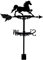 SUPERDANT Pferde Wetterhahn Garten Wetterfahne Windspiel Schmiedeeiserne Weather Vane Dach Richtungsschild Wetterfahnen Outdoor Bauernhaus Weathervane Dekoration Für Bauernhaus Garten Außenbereich Hof