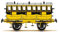 Hornby R40445 L&MR, 1.-Klasse-Wagen „Sovereign – Lokomotive der 1. Ära – Dampf für Modelleisenbahnsets