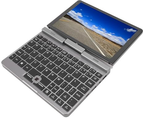 Écran Tactile HD de 8 Pouces, Ordinateur Portable Rotatif à 360 Degrés 2 en 1, 12 Go LPDDR5, 512 Go de SSD M.2 pour la Maison (Prise UE)