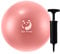 Slim Panda Gymnastikball Klein, 23 cm Pilates Ball mit Aufblasbarem Strohhalm, Soft Yoga Ball für Senioren Therapie, Hause, Fitness, Balance Training(Pink+Pump)