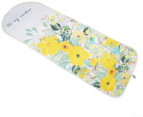 Extra Wide Large Ironing Board Cover, Insulated Ironing Board Cover 140 x 50cm Ironing Board Covers Polyester Composite Cotton Thick Padding Ironing Board Cover (Spring flowers)