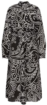 Seidensticker Damen Kleid Regular 1/1 Stehkragen 100% Leinen/Flachs