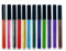 MROOFUL Minas de lápiz de 12 colores, 2 mm, 96 unidades, suministros de dibujo con plomo, rojo, azul, amarillo, verde, rosa, mina automática