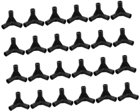 KONTONTY 24stücke Zeltverbinder Kanülenverbinder Ersatzteile Für Pavillon Und Gewächshauszubehör Robust Und Flexibel Für DIY Zeltkonstruktionen Geringes Gewicht Und Einfache Installation