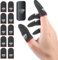 Gjinxi 10 PCS Finger Sleeves for Gaming, Silver Fiber Anti Sweat Thumb Sleeve Thin Breathable Game Controller Fingers Cover for Gamers, Finger Gloves Phone Touchscreen Fingers Protector Accessories