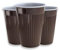 PACKEO 500/1000/2000/3000/5000 stk. Thermobecher, Automatenbecher, 180 ml braun, Kunststoff, Kaffeebecher, Heißgetränkebecher, Wiederverwendbar, Vakuumisoliert, Klassiker, Gastronomie, Kioske (2000)