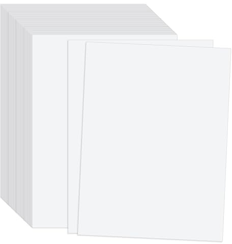 A4 White Card - 230GSM A4 White Cardstock, 100 Pack Art Thick Card Stock Paper for Cards Making, Invitations, Postcards, Business Cards, Printing, and Arts or Crafts DIY