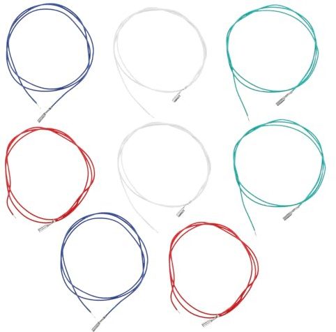 Cabilock 8 stücke Audio Headshell Drähte Phono Patrone Ersatz Kabel Für Phonographen Patrone Plattenspieler Vinyl Veranstaltungen Hören Studio