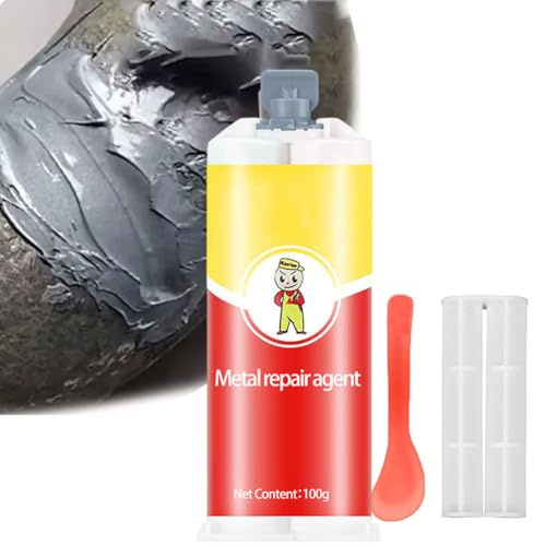 Metal Repair Paste,100g Metal Repair Glue,Pasta per Riparazioni Metalliche,Magic Welding Glue,Saldatura a Freddo Pasta,Colla Metallo,Stucco per Metallos,per Riparazioni in Metallo Colla