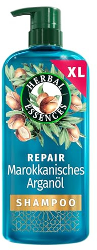Herbal Essences Repair Marokkanisches Arganöl Shampoo 650ml | für Geschädigtes Haar, mit Reinem Arganöl, ohne Silikone, Vegan und Tierversuchsfrei