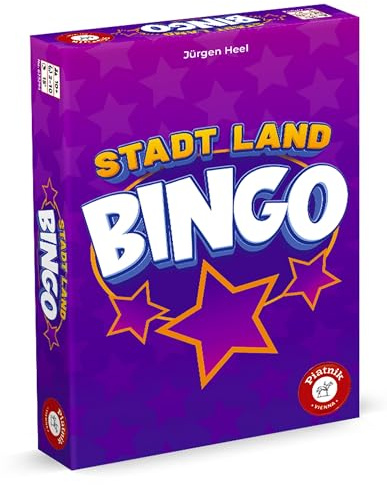 Piatnik 675294 - Stadt Land Bingo - Das lustige Wortbingo