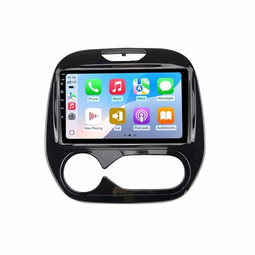 Touchscreen Stereo 2 Din für Renault Captur CLIO Samsung QM3 AT 2017-2020 OTA-Updates, Rückfahrkamera, Mirror Link, Bluetooth 5.0, Sprachsteuerung, GPS-Navigation, Hd, 4 Kern 1G+32G