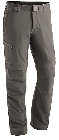 Maier Sports Tajo 2, Herren Wanderhose, Wasserabweisende Outdoorhose für Trekking und Hiking, Praktische Zipp-off-Funktion, PFC-frei, mSTRETCH pro 4 & Dryprotec, Braun, 32 (W48/L32)