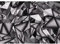 Runa Art Fototapete 3D Metalloptik 352 x 250 cm Vlies Tapeten XXL Moderne Wandtapete Wohnzimmer Schlafzimmer Schwarz Weiss 9162011c