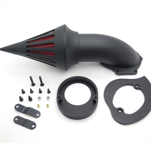 Kit filtro aria filtro aspirazione compatibile con Yamaha Vstar V-Star 650 1986-2012 nero