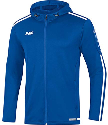 JAKO Herren Kapuzenjacke Striker 2.0, weiß/marine, XXL, 6819