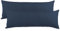 CelinaTex BeBasic Kissenbezug Doppelpack 40 x 120 cm dunkel blau Mikrofaser Seitenschläferkissen Bezug Jersey
