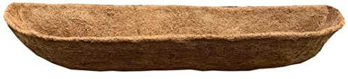Selections Preformed Coco Liner for Garden Wall Basket Hayrack Trough Planter (75cm / 30 Inch)