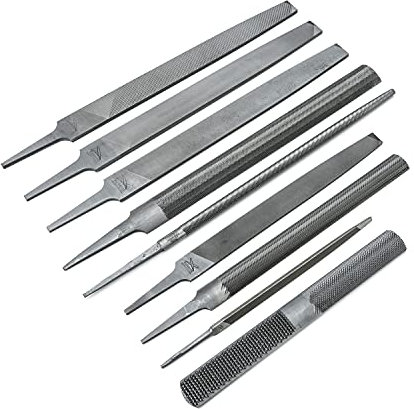 Nicholson 22030NNN Set di 9 lime di manutenzione da 15,2 e 25,4 cm, multicolore, misura unica