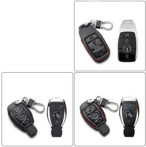 Jatour Schlüsselhülle Auto Key Case Autoschlüssel Hülle für Mercedes Benz CLS CLA GLR SLK AMG A B C S Klasse Schutzhülle Schlüsselhülle