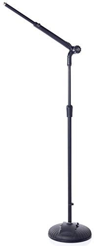 BESPECO MS16 - Asta microfonica professionale dritta e a giraffa con base tonda