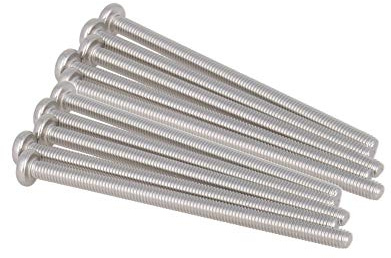 MroMax M4 x 70mm Machine Screws Stainless Steel Truss Head Bolts with Cross Recessed Phillips Drive for Cabinet Drawer Knob Pull Handle 10PCS