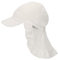 Sterntaler Mädchen Schirmmütze mit Nackenschutz Glace Sonnenhut, beige, 47