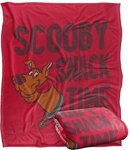 SCOOBY DOO! Superweiche Kuscheldecke von Silky Touch, 152 x 127 cm