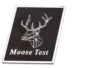 3D Auto Metall Alu Logo 3D Aufkleber R Design Emblem Abzeichen Badge für Volvo S40 S60 S80 V40 V50 V60 S90 C30 XC40 XC60 XC70 XC90 (Moose Test)