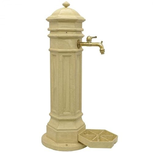 MetallWeb® Gartenbrunnen, Standbrunnen PISA, in unterschiedlichen Farben (Marmor-Effekt)
