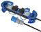 Electraline 62580 Professionelle Steckdosenleiste/Verlängerung für den Außenbereich, CEE-Stecker,4-Fach (2 CEE Steckdosen + 2 Schukosteckdosen), 5 M Gummikabel H07RN-F 3G2.5, geeignet für Camping