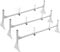 VEVOR Dachleiterträger Relingträger 3 STK. 1430–1560 mm Länge Einstellbar Truck Rack 200–215 mm Höhe, 340 kg Belastbar LKW Gepäckträger Racks Aluminiumlegierung gegen Rost, Korrosion Dachträger