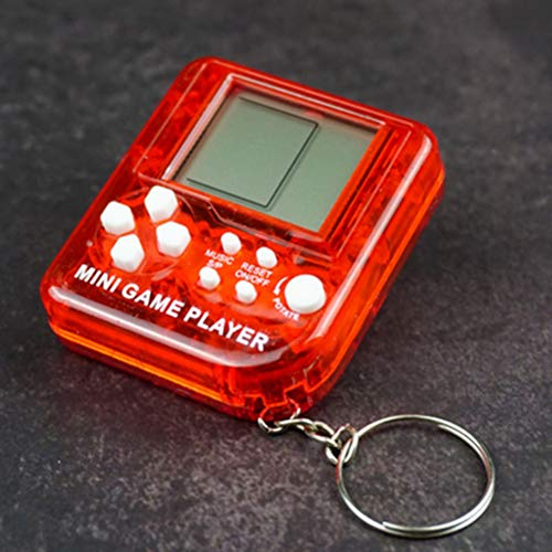 Handheld-Spielespieler, Kompakte Mini-Retro-Spielekonsole für Mädchen (Rot)