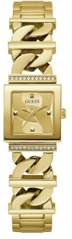 GUESS Damen Analog Quarz Uhr mit Edelstahl Armband GW0603L2