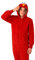 OppoSuits Kinder Elmo Onesie - Sesamstraße Einteiliger Schlafanzug - Lose Passform - Inklusive Taschen - Rot